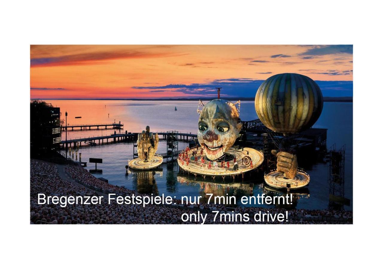 Luxus Penthouse Bregenz Feldmoos Mit Whirlpool & Riesen Terrasse, Nahe Festspiele Lejlighed Eksteriør billede